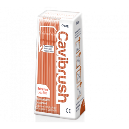Pincel Microaplicador Descartável Cavibrush - Extra Fino